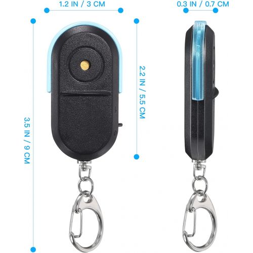  [아마존베스트]-Service-Informationen BESTOMZ Wireless Key Finder with Alarm and LED Light (Blue)