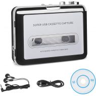 [아마존베스트]Cassette Player Tape to MP3 Converter via USB Retro Walkman Auto Reverse Portable Audio Music Tape Player with Earphone by KALULI