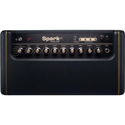  Positive Grid Spark Guitar Amplifier, Electric, Bass and Acoustic Guitar Combo Amp (Spark)