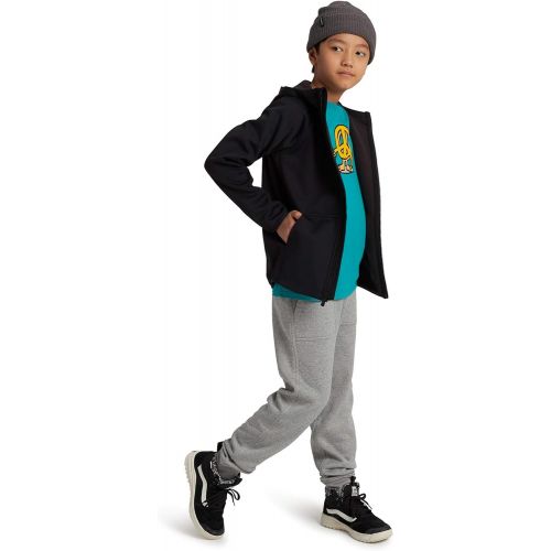 버튼 Burton Unisex-Child Crown Weatherproof Full-Zip Fleece