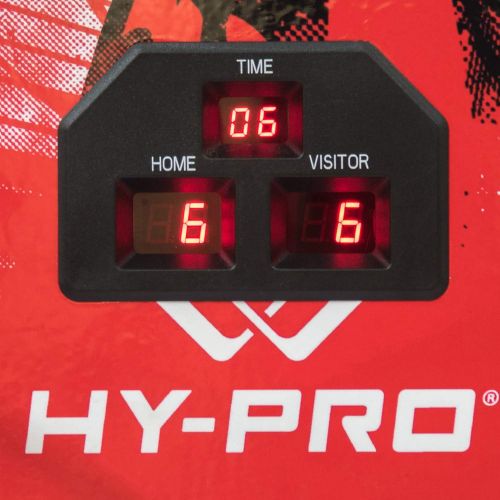  Hy-Pro Twin Shot Foldable Basketball Arcade System with LED Scoring Includes 4 Balls and a Pump; Indoor Basketball Competition for Kids and Adults (HP04619)