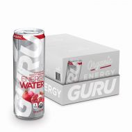 Guru GURU Organic Naturally Caffeinated Sparkling Water with Green Tea Infusion, Sugar Free, Zero Calorie,...