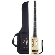 Traveler Guitar Ultra-Light Maple Bass Guitar | Small Bass Travel Guitar with Removable Lap Rest | 30