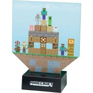 Paladone Minecraft Build a Level Light, Customizable Desk Lamp with Over 140, Stickers