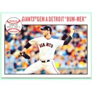 Madison Bumgarner 2013 Topps Heritage 2012 World Series Game 2 #137 - San Francisco Giants