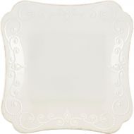 Lenox French Perle Square Dinner Plate, White