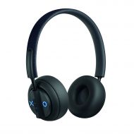 Jam Out There, Active Noise Cancelling On-Ear Bluetooth Headphones | 17 Hour Playtime, 50 ft. Range, Hands-Free Calling, Sweat and Rain Resistant IPX4 Rated | JAM Audio Blue