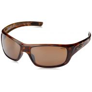 Revo Guide II RE 4073 02 BR Polarized Rectangular Sunglasses, Dark Tortoise/Terra, 61 mm