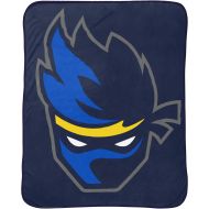Jay Franco Ninja Stripe Throw Blanket - Measures 46 x 60 inches, Kids Bedding - Fade Resistant Super Soft Fleece - (Official Ninja Product)