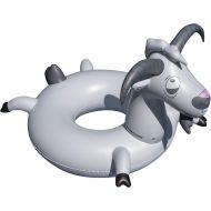 Swimline Inflatable Goat Swim Ring, Grey
