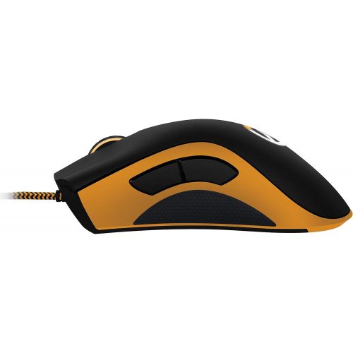 레이저 Razer DeathAdder Chroma Overwatch Edition - Chroma Enabled RGB Ergonomic Gaming Mouse - Worlds Most Precise Sensor - Comfortable Grip - The Esports Gaming Mouse