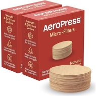 AeroPress Natural Paper Microfilters, AeroPress Coffee Filters, Unbleached Round Paper Filters for Coffee Makers, Must-Have Coffee Accessories, Standard, 2 Pack, 400 Count