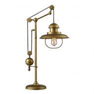 Dimond Lighting Dimond 65100-1 Farmhouse Table Lamp, Antique Brass