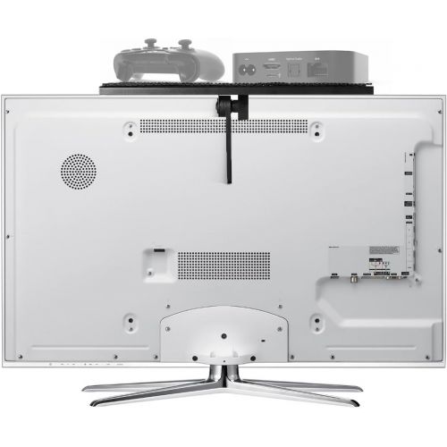  [아마존베스트]WALI TV Top Shelf 12 Inch Flat Panel Mount for Streaming Devices, Media Boxes, Speakers and Home Decor (TSH001), Black