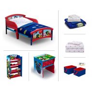 Graco Disney Mickey Mouse Toddler Room Set, 6-Piece (Toddler Bed | Bookcase | Side Table | Bedding Set |...