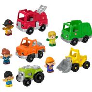 Fisher-Price Little People Toddler Playset Activity Vehicles Toy Set with 10 Toys for Preschool Pretend Play Ages 1+ Years (Amazon Exclusive)