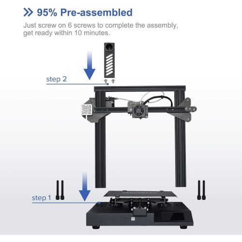  FDM 3D Printer Lotmaxx SC-10, Mute and Resume Printing,Filament Break Detection, High Precision V-wheel Drive, Online or TF Offline Printing,for Beginner,3D NERT,Creative Artist, D