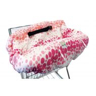 Itzy Ritzy Shopping Cart and High Chair Cover Featuring Padding, Toy Loops, Pockets and Safety Belts - for Use in Shopping Carts and High Chairs, Ombre Dot