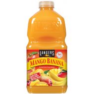 Langers Juice, Mango Banana Nectar, 64 Ounce (Pack of 8)