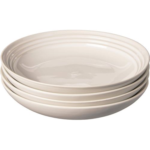 르크루제 Le Creuset PG9005S4-2516 Pasta Bowls (Set of 4), 9.75, White