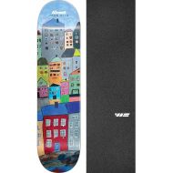 Almost Skateboards John Dilo Places/Left Skateboard Deck Resin-7-8.12 x 31.7 with Jessup WS Die-Cut Black Griptape - Bundle of 2 Items