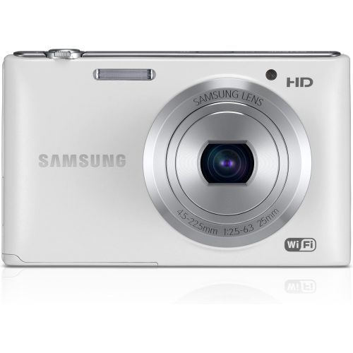삼성 Samsung ST150F 16.2MP Smart WiFi Digital Camera with 5x Optical Zoom and 3.0 LCD Screen (White) (OLD MODEL)