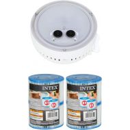 Intex Multi-Colored LED Spa Light and Type S1 Pool Filter Cartridges (2 Pack)