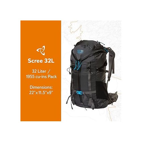  Mystery Ranch Scree 32 Women's Backpack - Technical Daypack, Shadow Moon XS/S