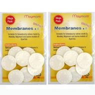 Maymom Membranes Compatible with Medela Breastpumps, Suitable for Lactina, Manual Freestyle, Symphony, Swing, Pump in Style Pumps, Part # 87088 (White, 16pc)