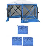 Clam Corporation Clam Quick Set Escape Sport Tailgating Shelter Tent + Wind & Sun Panels (3 Pack)