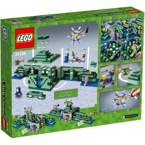  LEGO Minecraft The Ocean Monument 21136 Building Kit (1122 Piece)