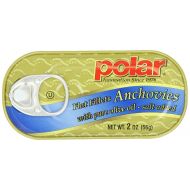 MW Polar Flat Anchovies in Olive Oil, 2 Ounce (Pack of 18)