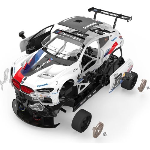 라스타 RASTAR 1/18 BMW Remote Control Model Car Kits to Build for Kids & Adults, Official License BMW RC Car Kits for Boys & Girls, BMW Toy Car Model Kit for 6 7 8 9 10 11 12 Year Old Boy