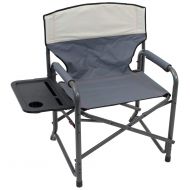 Beach RIO Gear Margaritaville Broadback XXL Directors Outdoor Folding Chair - Slate/Putty, 28 x 38 x 24.5