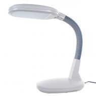 Lavish Home 72-L1195 Sunlight Desk Lamp with Dimmer Switch 26 x 9.5 x 7 White/LED