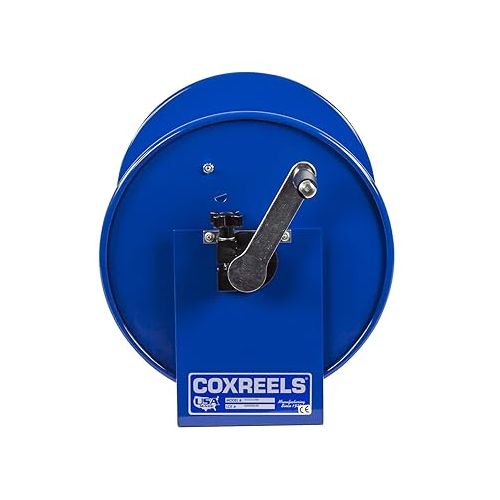  Coxreels 117-4-225 Compact Hand Crank Steel Hose Reel - 4,000 PSI - Holds 1/2