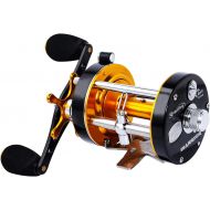 Sougayilang Fishing Reels Round Baitcasting Reel - Conventional Reel - Reinforced Metal Body and Supreme Star Drag