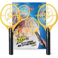 ZAP IT! Zap It Bug Zapper Battery Powered (2xAA Included) Bug Zapper Racket, 3,500 Volt, 2 Pack (Large)