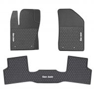 HD-Mart Car Floor Mats Jeep Renegade 2016-2017-2018-2019, Custom Fit Black Rubber Car Floor Liners Set for All Weather Protection - Heavy Duty & Odorless
