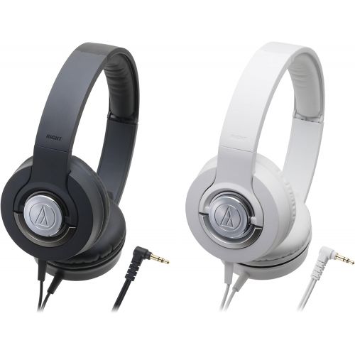 오디오테크니카 Audio Technica Solid Bass ATH-WS33X Closed-back Dynamic Headphones, White