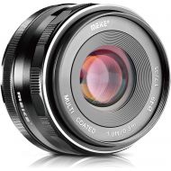 [아마존베스트]Meike 35mm F1.7 Manual Focus Prime Lens for Micro 4/3 MFT M4/3 Olympus and Panasonic Mirrorless Cameras