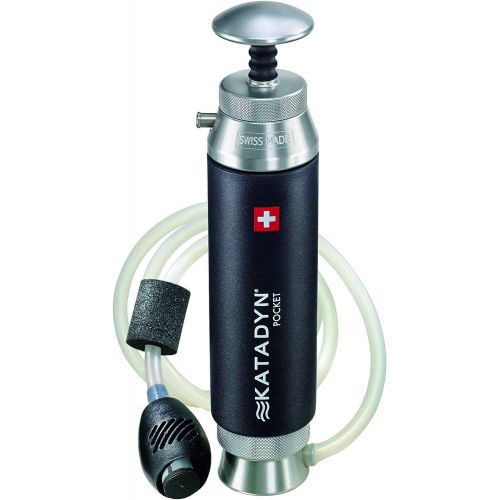  Katadyn Pocket Water Filter, Long Lasting for Personal or Small Group Camping, Backpacking or Emergency Preparedness