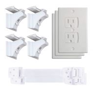 Sensible Consumer Baby Safety Bundle: Magnetic Cabinet Locks, Self-closing Outlet Covers, Furniture & TV Straps (9 Items)