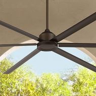 Casa Vieja 96 Casa Bravo Modern Contemporary Industrial Large Indoor Outdoor Ceiling Fan with Remote Control Oil Rubbed Bronze Damp Rated for Patio Exterior Roof House Porch Gazebo Garage Bar
