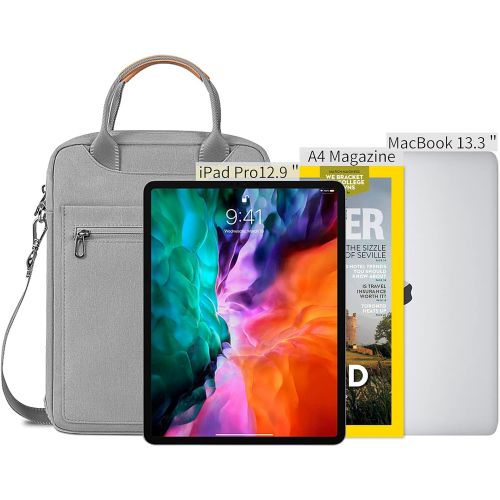  [아마존베스트]WIWU Tablet Shoulder Bag 11 Inch,Tablet Bag for 11 Inch New iPad Pro, 10.5 Inch New iPad Air 2019, 10.5 iPad Pro, 9.7 iPad, Microsoft Surface Go,Samsung Galaxy Tablet, Fit Apple Pe