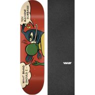 Toy Machine Skateboards Slap Skateboard Deck - 8.25 x 32 with Jessup WS Die-Cut Black Griptape - Bundle of 2 Items