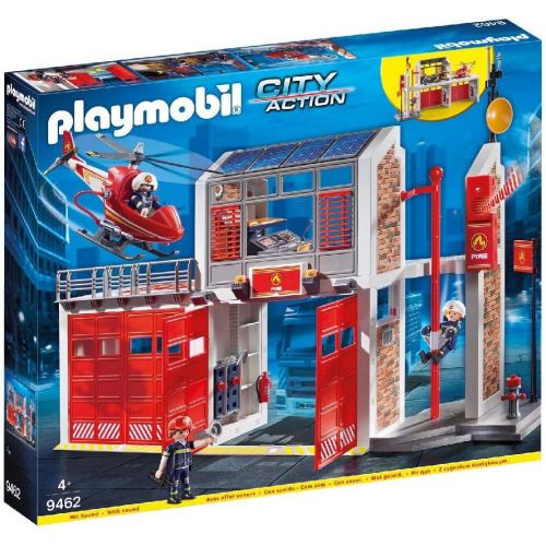 플레이모빌 PLAYMOBIL 9462 Spielzeug-Grosse Feuerwache & 9466 Spielzeug-Feuerwehr-Truck