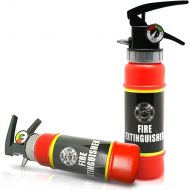 ArtCreativity Fire Extinguisher Squirter Toy - Pack of 2 - 9 Inch Water Extinguisher with Realistic Design - Fun Outdoor Summer Toy for Boys and Girls - Great Fireman Toy for Kids,