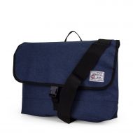 Nautica Mens Nylon Messenger Satchel Water Resistant Laptop Shoulder Bag, Navy, One Size