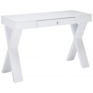 Convenience Concepts Newport Desk with Drawer, White